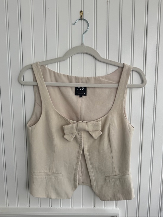 Zara Dresses & Skirts - ZARA Cream Bow SET